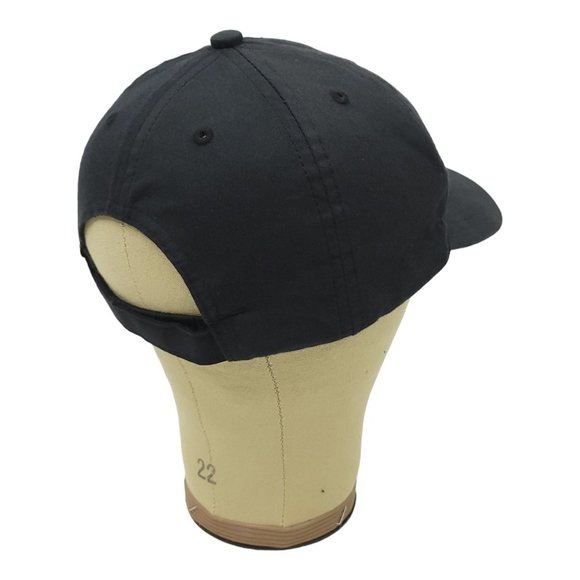 Nike Golf Strapback Cap Embroidered Swoosh Unisex Trucker Baseball Hat Black - Picture 12 of 12